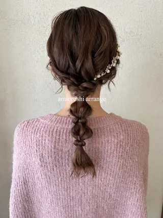 ヘアアレンジ sato harunaのヘアスタイル