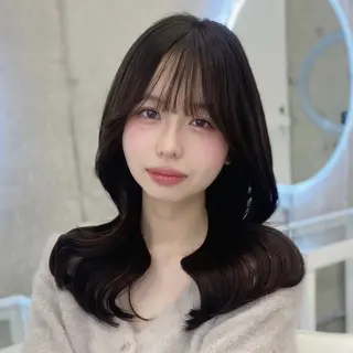 ロング 韓国レイヤー/透明感 カラー🦋mioのヘアスタイル