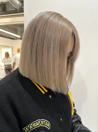 ミディアム プルエクステ/透明感 カラー✨KAZUKIのヘアスタイル