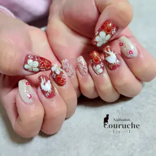 ネイル Nailsalon．Couruche【ｸﾙｰｼｭ】所属・Na tsumeのネイルデザイン