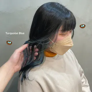 セミロング カラー SOURCE 茶屋町所属・SOURCE 茶屋町　奥井杏奈のヘアスタイル