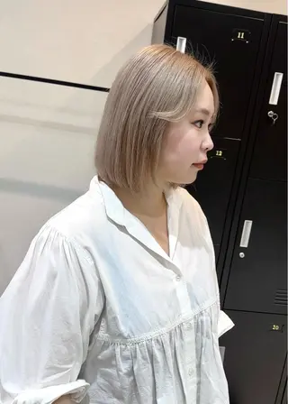 ミディアム カラー etore 矢場町 南沙希のヘアスタイル