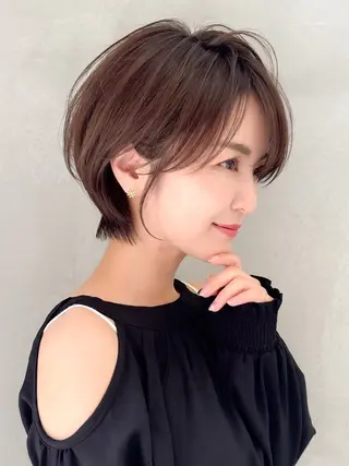 ショート ショート/ボブ/縮毛 三上達大のヘアスタイル