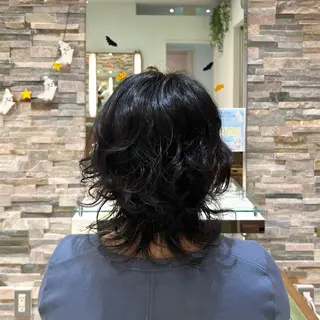 ミディアム 黒須 美海のヘアスタイル