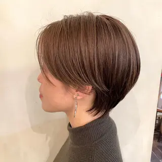 ショート カラー 銀座No.1髪質改善 縮毛矯正/本木のヘアスタイル
