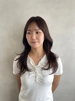 ロング 元平 未祐のヘアスタイル