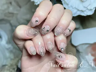 ネイル E.N🦋 長さ出し/持ち込みのネイルデザイン