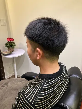 ショート メンズ メンズ/ケアパーマ /hayashiのヘアスタイル