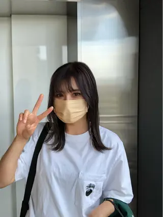 ミディアム the OSCAR所属・韓国ヘアスタイリスト Harukaのヘアスタイル