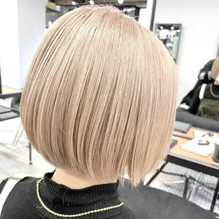 ショート カラー MiL所属・✨ハイトーン✨ 濱田知孝のヘアスタイル