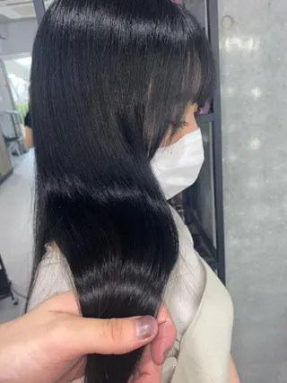 セミロング カラー ヘアアレンジ メンズ 韓国ヘア特化💍 tiam💍ブリーチのヘアスタイル