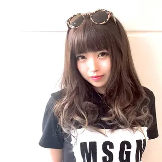 セミロング カラー MAHALO hair ID salon所属・大政源氏🌈✨ Genjiのヘアスタイル