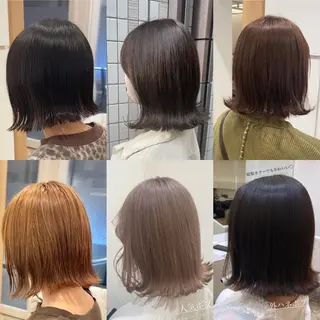 ミディアム カラー パーマ ヘアアレンジ 🌿レイヤー/ブリー チ/🌿JINのヘアスタイル