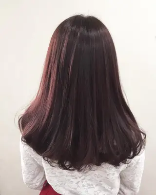 セミロング カラー 🌛ダブルカラー 🌜SAYAKAのヘアスタイル