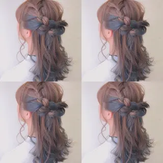 ミディアム ヘアアレンジ 🌷MAYU 🌷のヘアスタイル
