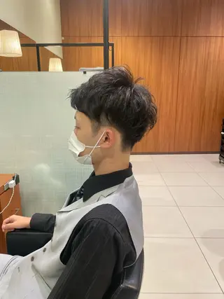 ショート メンズ 髙田 千華 髪質改善ストレートのヘアスタイル