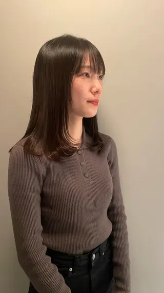 セミロング カラー 原宿/ケパーマ 🧺ユウマのヘアスタイル