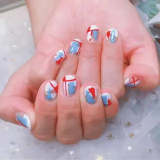 カラー ネイル Q Free nailsのネイルデザイン