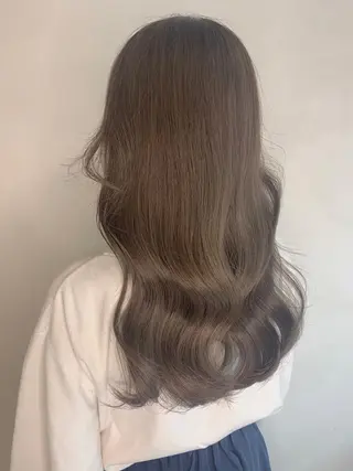 ロング カラー ヘアアレンジ 心斎橋🤍韓国風🤍 Mamiのヘアスタイル