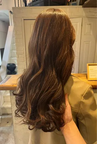 ロング カラー 13日案内◎ 💐🤍理保のヘアスタイル