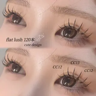 マツエク・マツパ Aimi /似合わせ 束感まつげ🖤のマツエク・マツパデザイン