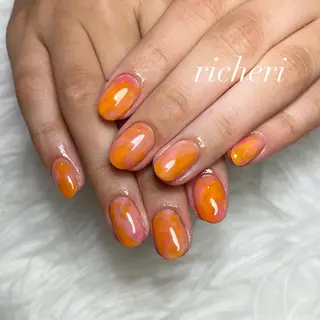 ミディアム ネイル richeri beautyのネイルデザイン
