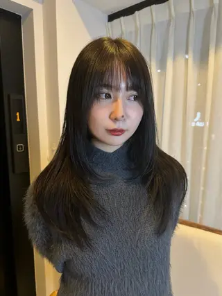 ロング カラー Bonheur銀座 /前田 栞九郎のヘアスタイル