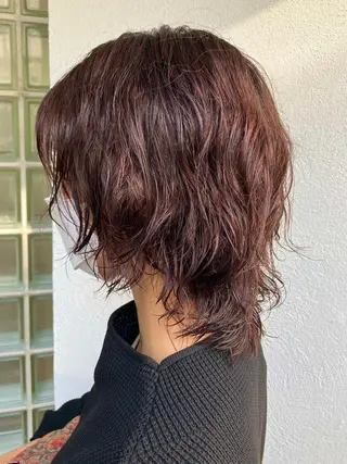 カラー fumikaブリーチ /ウルフのヘアスタイル