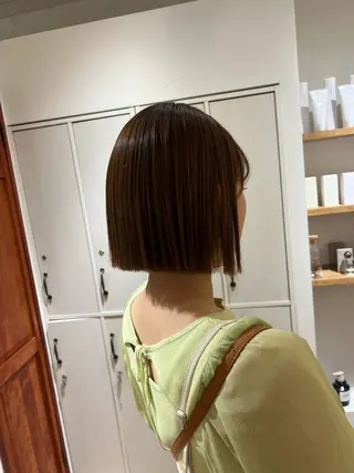 ショート カラー 🥀韓国ヘア🥀 宮津真菜のヘアスタイル