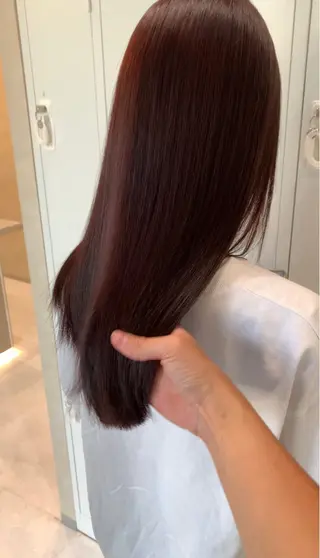 ロング 美髪矯正 吉岡柊斗のヘアスタイル