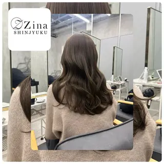 ミディアム 新宿📍韓国ヘア 🇰🇷透明感カラーのヘアスタイル