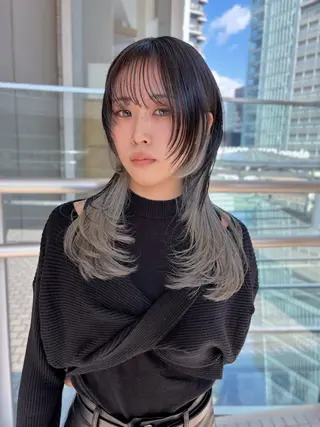 セミロング ef西大寺所属・Koyo ボブ / レイヤースタイルのヘアスタイル