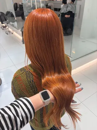 ロング カラー ヘアアレンジ NEST by chord所属・.⋆⟡💖 Marin💖⟡⋆.のヘアスタイル