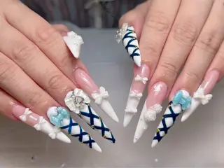 ネイル lucky nail 歌舞伎町のネイルデザイン