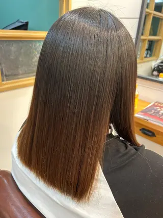 セミロング 原野 実優羽のヘアスタイル