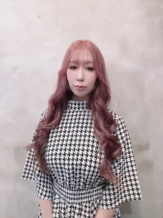 ロング メンズ/ヘアセット/ 顔周りレイヤー/💶のヘアスタイル