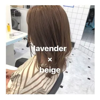 セミロング カラー lar 立川南口所属・レイヤーボブ/ボブ 仲川和人のヘアスタイル