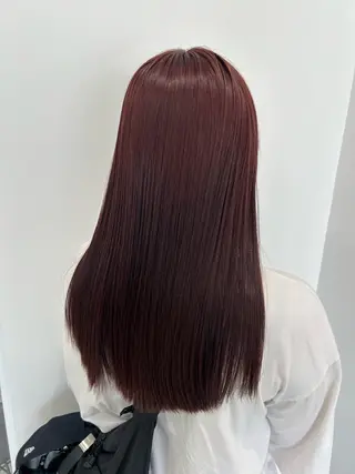 ロング カラー 愛結 暖色カラー🎀🩰のヘアスタイル