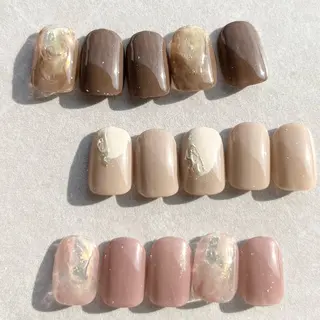 ネイル Ray. ちゅるん系ニュアンスのネイルデザイン