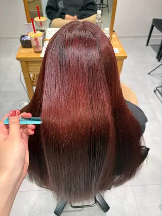 ロング カラーモデル募集 ✨🤍モモハ🤍✨のヘアスタイル