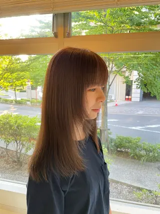ミディアム 髪質改善/艶トリート メント🫧/美嬉のヘアスタイル