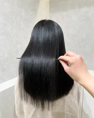 ロング カラー 韓国ヘア🇰🇷透明 感カラー/yui💞のヘアスタイル