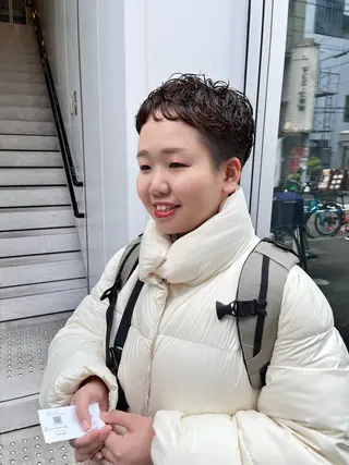 ショート パーマ ショート/パーマ/ カラー/FUKOのヘアスタイル