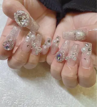 セミロング JNA認定講師🌸 RIEのネイルデザイン