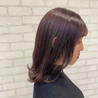 ミディアム カラー パーマ ヘアアレンジ ノンダメージサロンBonheur銀座並木通り店所属・ULTOWA/銀座 ERIのヘアスタイル