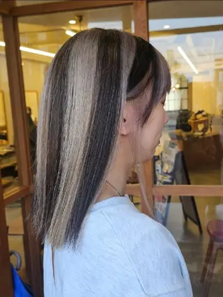 カラー きただ あみのヘアスタイル