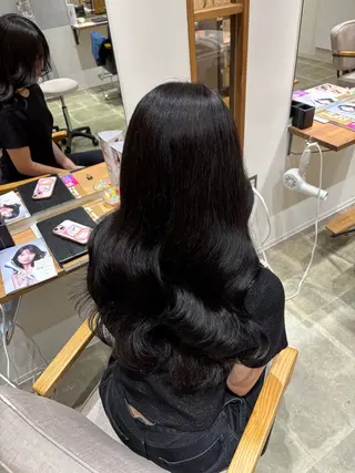 ロング カラー 田村 愛彩のヘアスタイル