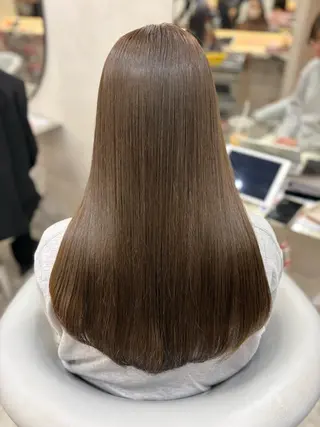 ロング カラー 新宿/韓国ヘア 中明度カラー/かやのヘアスタイル