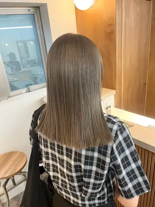 セミロング 🌙透明感カラー✖︎ カンナ🌙のヘアスタイル