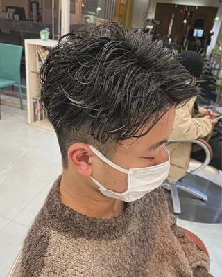 パーマ 🫧透明感カラーレイ ヤースタイル松浦元海のヘアスタイル